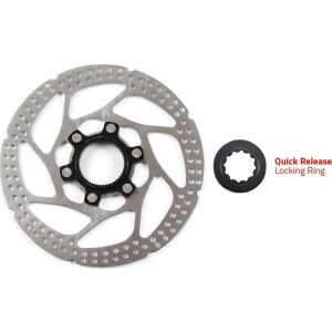 Clarks Féktárcsa CLARKS C-CL-180mm, Centerlock rögzítés, Quick Release zárógyűrű, Ezüst