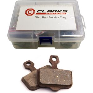 Clarks Klocki hamulcowe CLARK'S AVID (Elixir 1,3,5, Elixir CR, Elixir R, Sram XX, X0, Elixir DB) Organiczne (pudełko 25 par) 145242808 - Kerékpár alkatrész