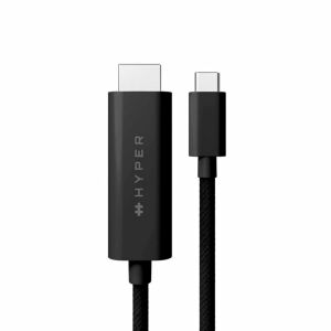 HYPER HD6007BKGL HDMI kábel 2,5 m USB-C HDMI A típusú (Standard) Fekete 145242847 - HDMI kábel