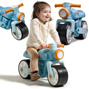 FALK Futócsiga Csendes Kerekek Motor Prem1er Retro Kék 1+