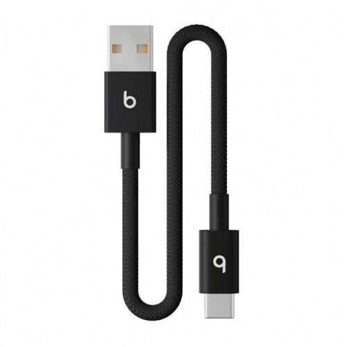 APPLE Beats USB-A-ról USB-C-re szőtt rövid kábel 20 cm - Bolt Black 145243832