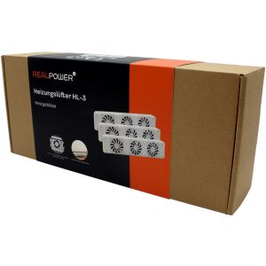 REALPOWER Fűtési ventilátor HL-3, 3 db-os készlet 3 ventilátorral