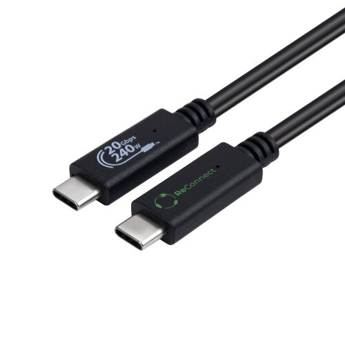 Microconnect ECO-USB3.2CC2 USB-kábel USB 3.2 Gen 2x2 2 m USB C Fekete 145244275