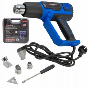 Elektromos levegőfúvó fúvókákkal (230V, 50/60Hz, 2000W, 60/350/600 fok, 50/300/500 l/perc)