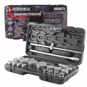 26 db-os szerszámgarnitúra 3/4" 1" (hatszögletű) 145245052 - Kézi szerszám