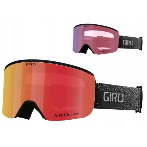 Téli szemüveg GIRO AXIS BLACK & WHITE BIT TONE (Tükörlencse VIVID-Carl Zeiss VIVID EMBER 19-42% S2 + Tükörlencse VIVID-Carl Zeiss INFRARED 58% S1) (NEW 2023/2024) 145245196