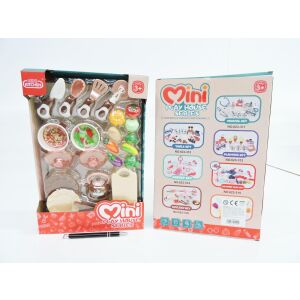 Konyhakészlet, 34x22x6 cm, 22 db, kart.