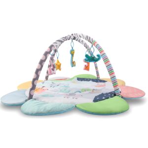 TinyMini JL639-2A Oktatási szőnyeg 2-ben-1 Virág Állatkert