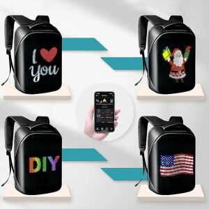 DH Style Led Backpack világító hátizsák LED képernyővel