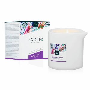 Exotiq Massage Candle Violet Rose 200g - Illatos Testápoló Viasz 145246249 - Légfrissítő