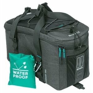 Basil DISCOVERY 365D csomagtartó táska MIK M 9L, MIK rendszer (ready to go) vízálló fekete melee (ÚJ 2025) 145246335 - Kerékpáros táska