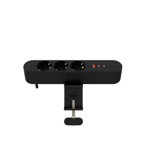 MicroConnect Multi Desktop Power Socket 3 Ways Schuko, 1 x USB-A, 2 x USB-C, 67W, 1,8m 145246443