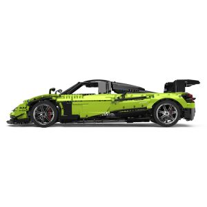 Autó 1:8 Pagani Huayra BC Építőkocka Zöld RASTAR
