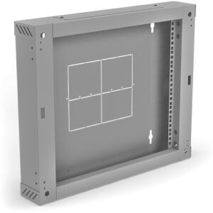 Hátsó szekció 100 mm (csuklós / billenő) SW-6U-600-450-01-S két szekciós szekrényekhez, szürke ALANTEC szín