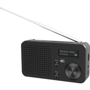 TELESTAR TOP 100 Fekete DAB+ Rádió Hordozható Rádió 145248057 - Audio