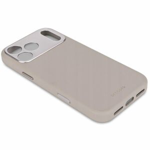 Megfejtő Bőr Háttámla - Magsafe kompatibilis védőtok iPhone 17 Pro Max-hez (tömör agyag) 145248163 - Telefontok