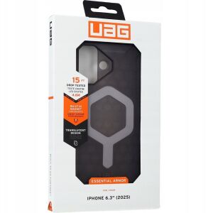 UAG Essential Armor MagSafe - iPhone 17-hez való Mágneses töltéssel kompatibilis tok (hamuszürke) 145248450 - Telefontok