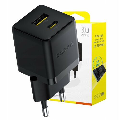 Baseus Palm 30W USB-C USB-A - fekete 145248536