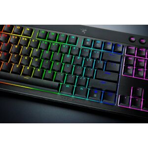 Razer BlackWidow V4 Low-Profile HyperSpeed játékkonzol billentyűzet USB + RF vezeték nélküli + Bluetooth QWERTY amerikai nemzetközi Fekete 145248891 - Billentyűzet