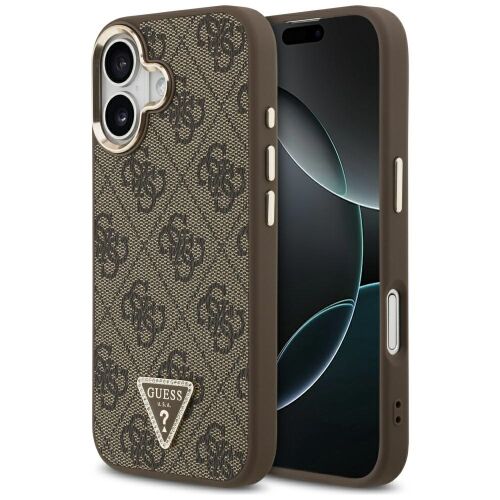 Guess 4G Triangle Logo MagSafe tok iPhone 17 barna arany 145248948 - Guess