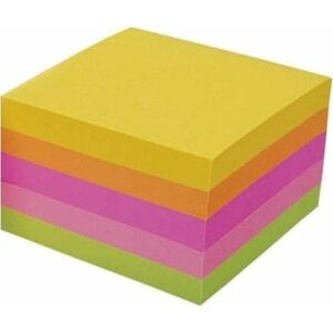 PULLMAN öntapadós jegyzetek 75x75 PULLMAN P0007 5 neon szín 450 lap 145249355 - Jegyzettömb