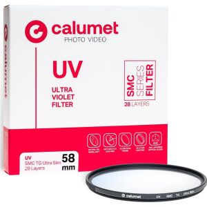 Calumet UV Filter SMC TG 58 mm Ultra Slim 28 Réteg