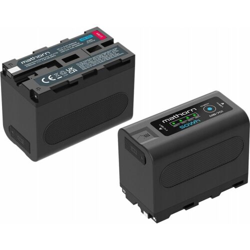 Astar Akkumulátor Mathorn MB-701 6700mAh 50Wh USB-C LED NP-F770-hoz 145249646