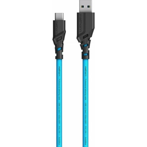 Eaton USB kábel Mathorn MTC-500 fényképező kábel 5m 10Gbps 60W USB A-C ArcticBlue