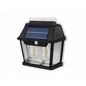 Fali napelemes fal 20W, mozgásérzékelő, szürkületérzékelő, 1500mAh akkumulátor