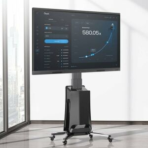 G85B - Professzionális elektromos mobil TV állvány kocsi LCD LED TV-khez 55"-80"