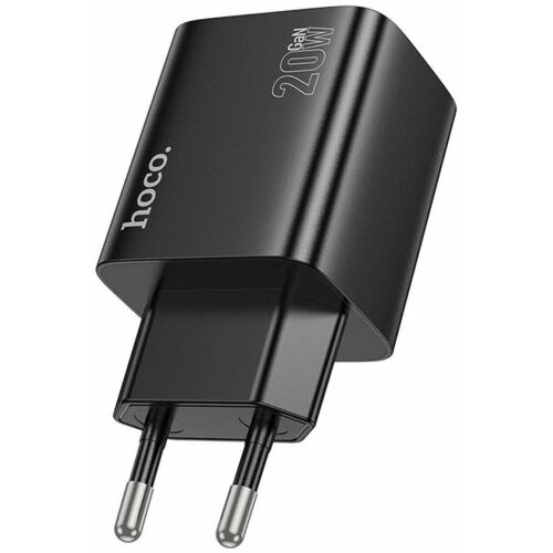 Hoco hálózati telefon töltő 2 x USB C + 2 x USB A QC3.0 PD 3A 20W N55 fekete 145249829