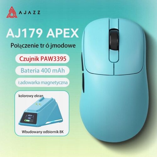 AJ179 APEX -3 Vezeték nélküli egér - Kék modell - 3950 - 8K töltőállomás 145249877