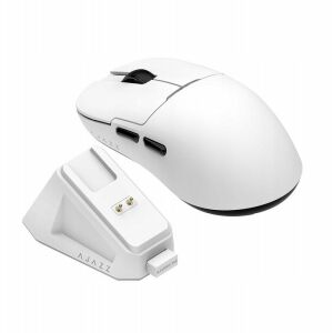 Vezeték nélküli Ajazz AJ159P MC-3 Mod-Fekete-Pixart 3311 töltőállomású játékgér 145249879 - Egér