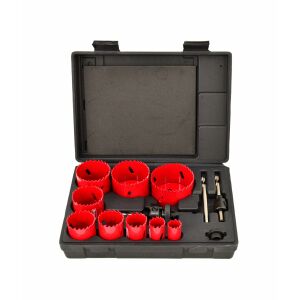 AWTOOLS KOMPLET BIMETÁL FURATŐK 13 elem. 19-64mm