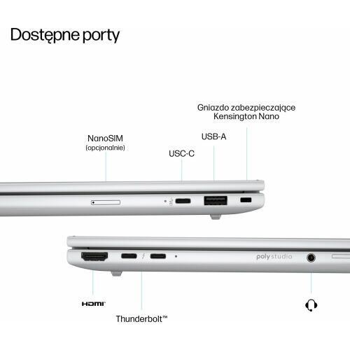 HP EliteBook 8 G1i 16 Intel Core Ultra 7 255U 16 hüvelykes 32GB DDR5 1TB M.2 PCIe UMA W11P 3YW