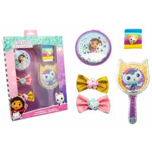 Macskaház Gabi Hajkiegészítő Készlet Tükör Hajcsat Gumik Fésű / 23887 145250401 - Hajcsat, hajráf