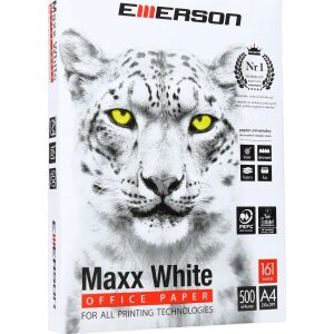 Emerson PAPIER KSERO A4 75G EMERSON MAXX WHITE FEHÉR 161 CIE 500 LAP 145250435 - Irodai papíráru