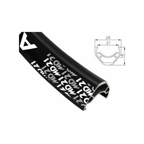 Alexrims Obręcz mtb MD21 29"x32otw. Tubeless Ready H.tarczowy kapslowana czarna (ALX-MD212932) 145250532