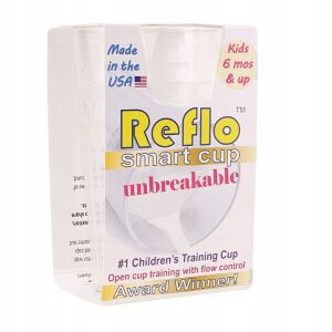 Reflo Reflo ÚJ TÖRÉSBIZTONY edzőpohár gyerekeknek színtelen 145250710 - Itatópohár, pohár