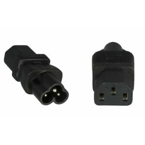 MicroConnect Tápegység C6 to C13 F-F IEC 60320-C6 Női - C13, Fekete 145250874 - Kábel