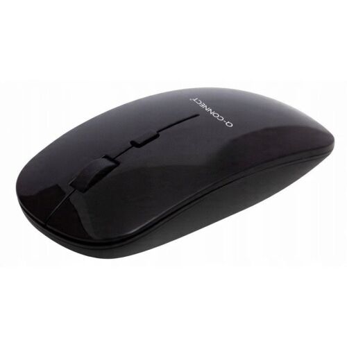 Q-CONNECT vezeték nélküli egér, 4 gombos, fekete