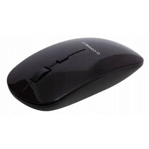 Q-CONNECT vezeték nélküli egér, 4 gombos, fekete