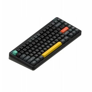 Nuphy - Halo75 v2 vezeték nélküli mechanikus billentyűzet - Obsidian Black Silent Red Clear-Top 145251048 - Billentyűzet