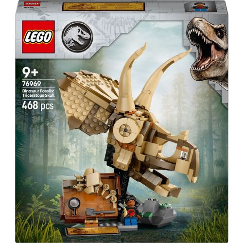 LEGO JURASSIC WORLD Dinoszaurusz Fosszíliák: Triceratops Koponya