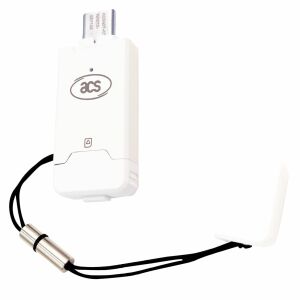 ACS ACR40T Type-C USB intelligens kártyaolvasó (beépített gomb és hurokhurok a készletben) 145251486 - Kártyaolvasó