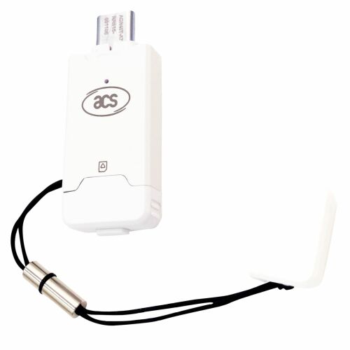 ACS ACR40T Type-C USB intelligens kártyaolvasó (beépített gomb és hurokhurok a készletben) 145251486