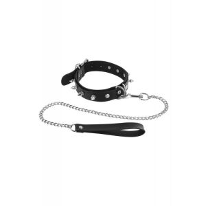 Obroża na szyję z możliwością regulacji + smycz 145251887 - Moda i ubiór