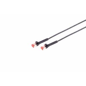 Lanview Hajlítható indító RJ45 CAT6A U/FTP 3m Fekete FLEX-ANGLE Hajlítható indító hálózati kábel CAT6A U/FTP 3m Fekete FLEX-ANGLE 145251948 - Kábel