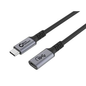 Microconnect USB3.2CC1EX kabel USB USB4 Gen 2x2 1 m USB C Czarny 145252077 - Kabel USB