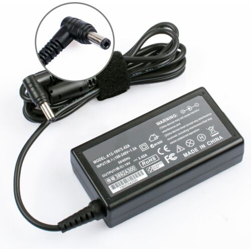 CoreParts Tápegység Gateway számára 65W 19V 3.42A Csatlakozó: 5.5* 2.5 EU tápkábel mellékelve